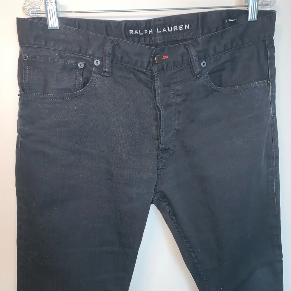 Ralph Lauren Men's Straight Jeans - Black - Picture 5 of 9